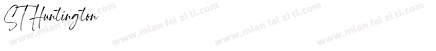 ST Huntington字体转换